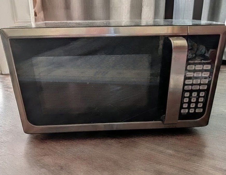 Hamilton Beach Countertop Microwave Stainless Steel with Handle