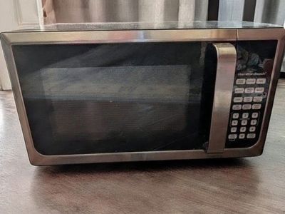 Hamilton Beach Countertop Microwave Stainless Steel with Handle