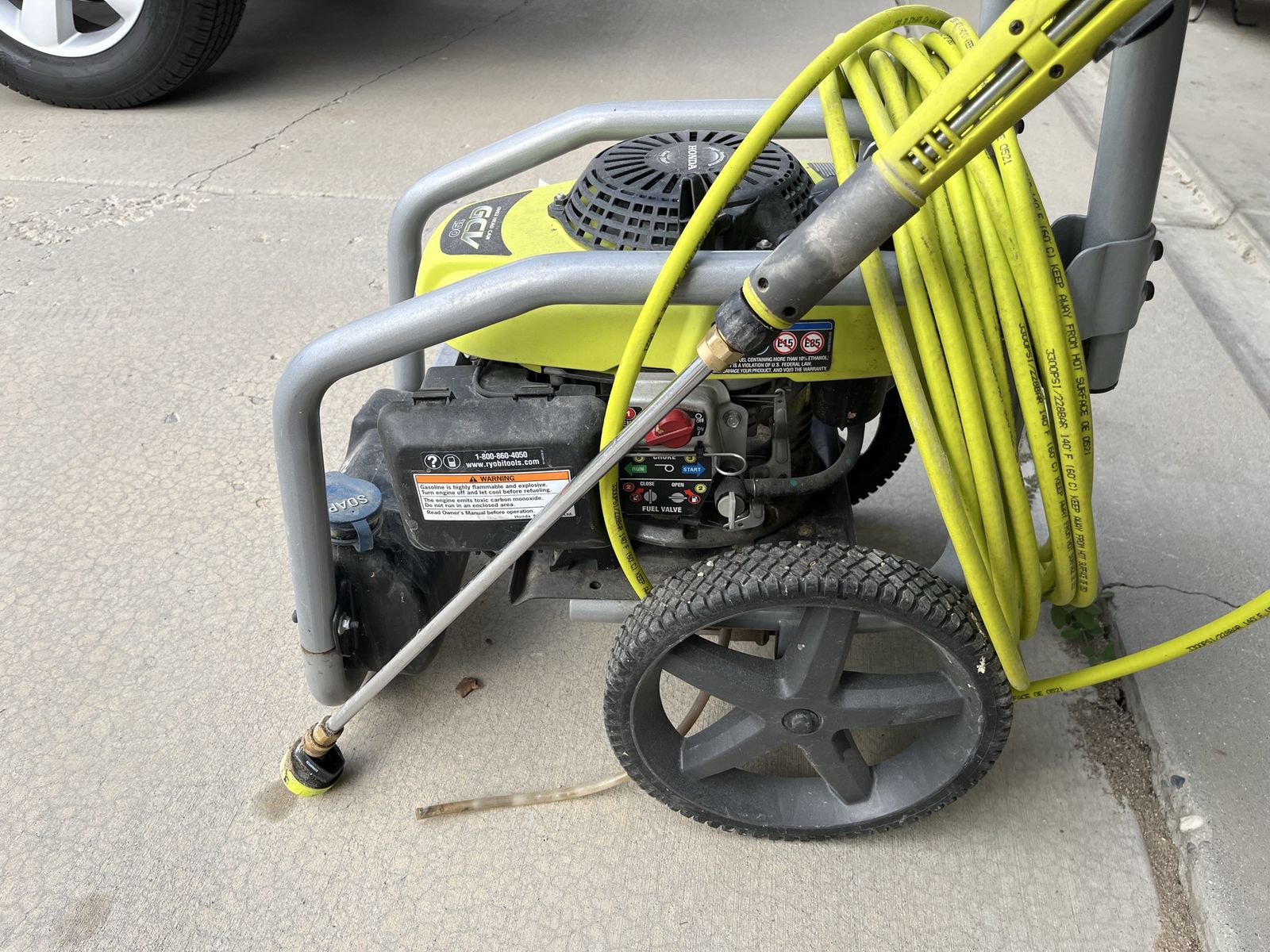 Ryobi 3300 PSI pressure washer