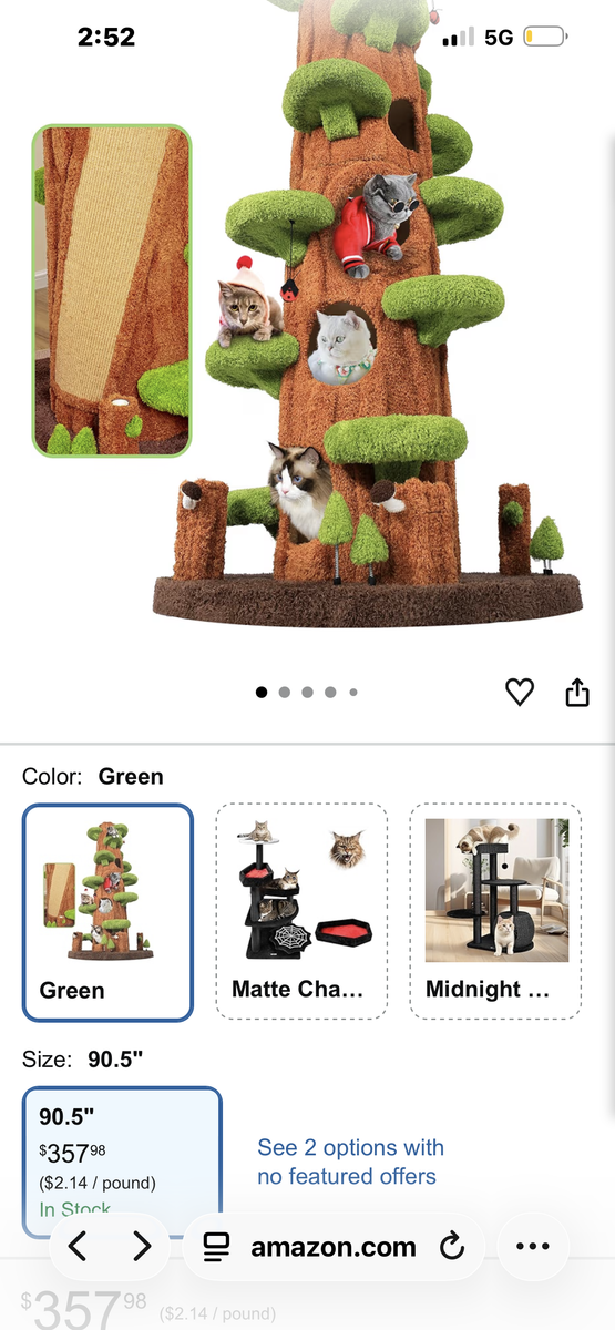 Cat tower bed