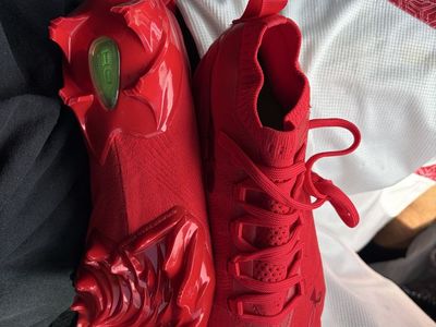 Under Armour Red Football Cleats (UA Spotlight Pro Suede Red) Size 7.5