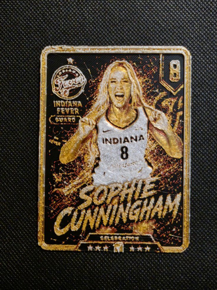 3D Printed Sophie Cunningham Indiana Fever #8 Celebration 