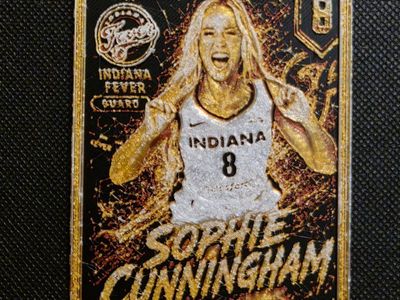3D Printed Sophie Cunningham Indiana Fever #8 Celebration