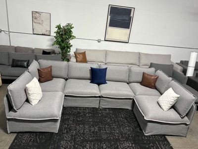 Anabei Washable 6-Piece Sectional (Free Delivery )
