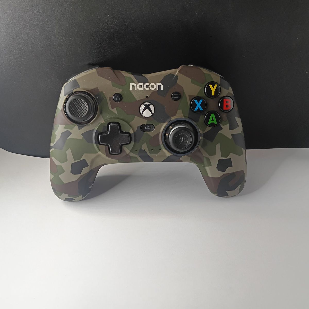 Nacon Xbox Pro Compact Wired Controller Camo Green - Tested & Working