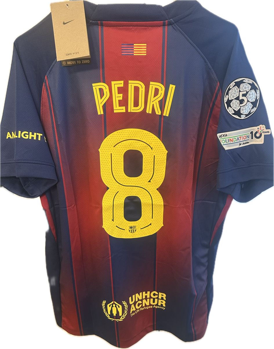 Barcelona Fc Soccer Jersey PEDRI 8 LARGE