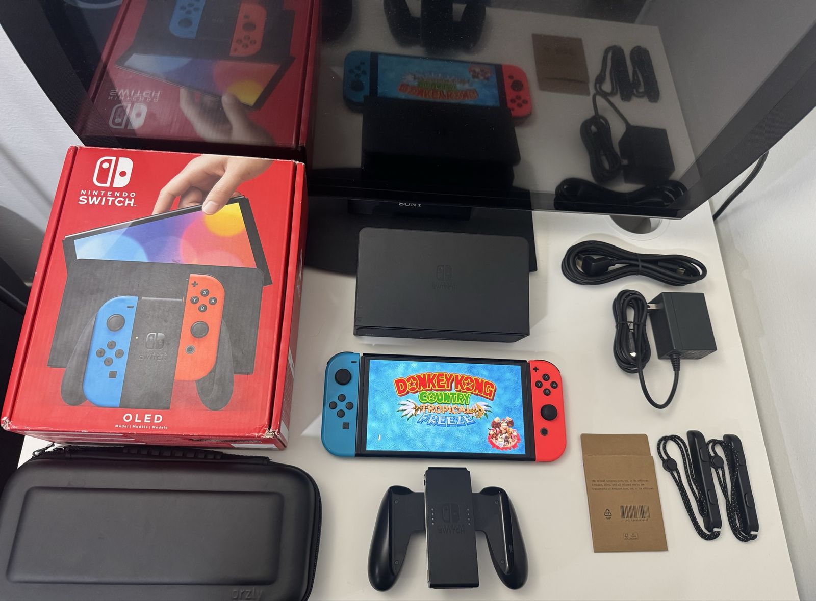 Nintendo Switch Oled Modded 256gb W/ Games