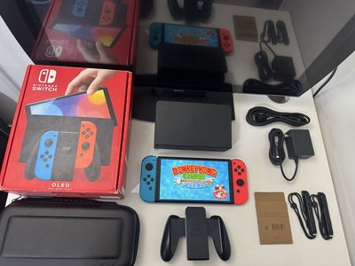 Nintendo Switch Oled Modded 256gb W/ Games