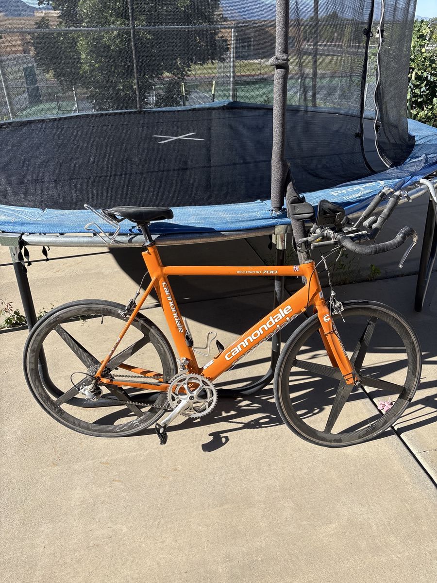 Cannondale Multisport 700 Orange Triathlon/Time Trial Bike