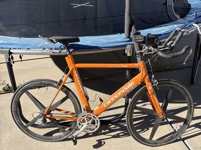 Cannondale Multisport 700 Orange Triathlon/Time Trial Bike