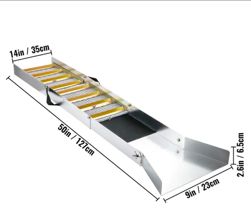 Newest 50” Model Folding Aluminum Alloy Sluice Box