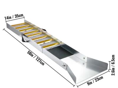 Newest 50” Model Folding Aluminum Alloy Sluice Box