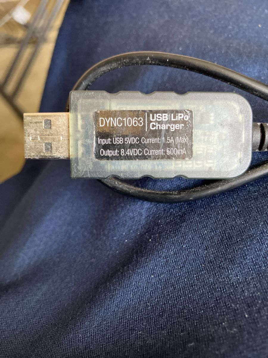Dynamite DYNC1063 2S LiPo USB Charger Cable (8.4V 500mA)