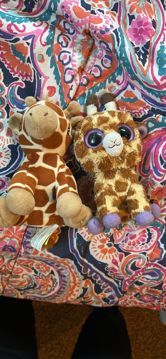 Stuffed giraffes