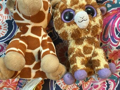 Stuffed giraffes
