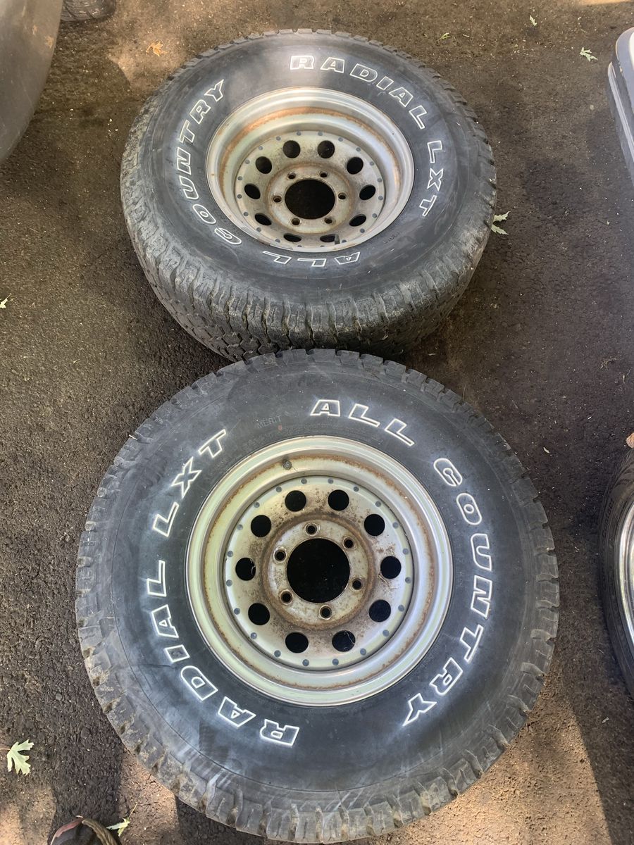 15 inch wheels & 31x10.5-15 tires *pair* 6x139.7 6x5.5