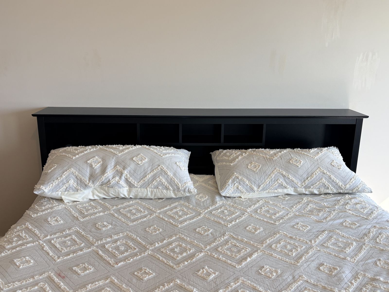 King Size Headboard With Book Case