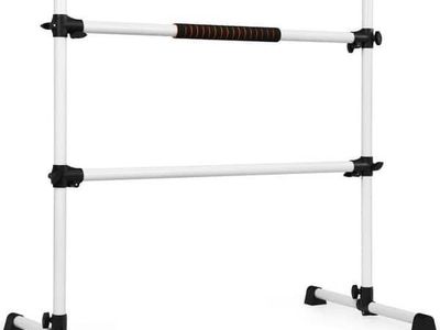Finer Form Portable Ballet Barre Bar Adjustable Height Dance Stretch Fitness Equipment