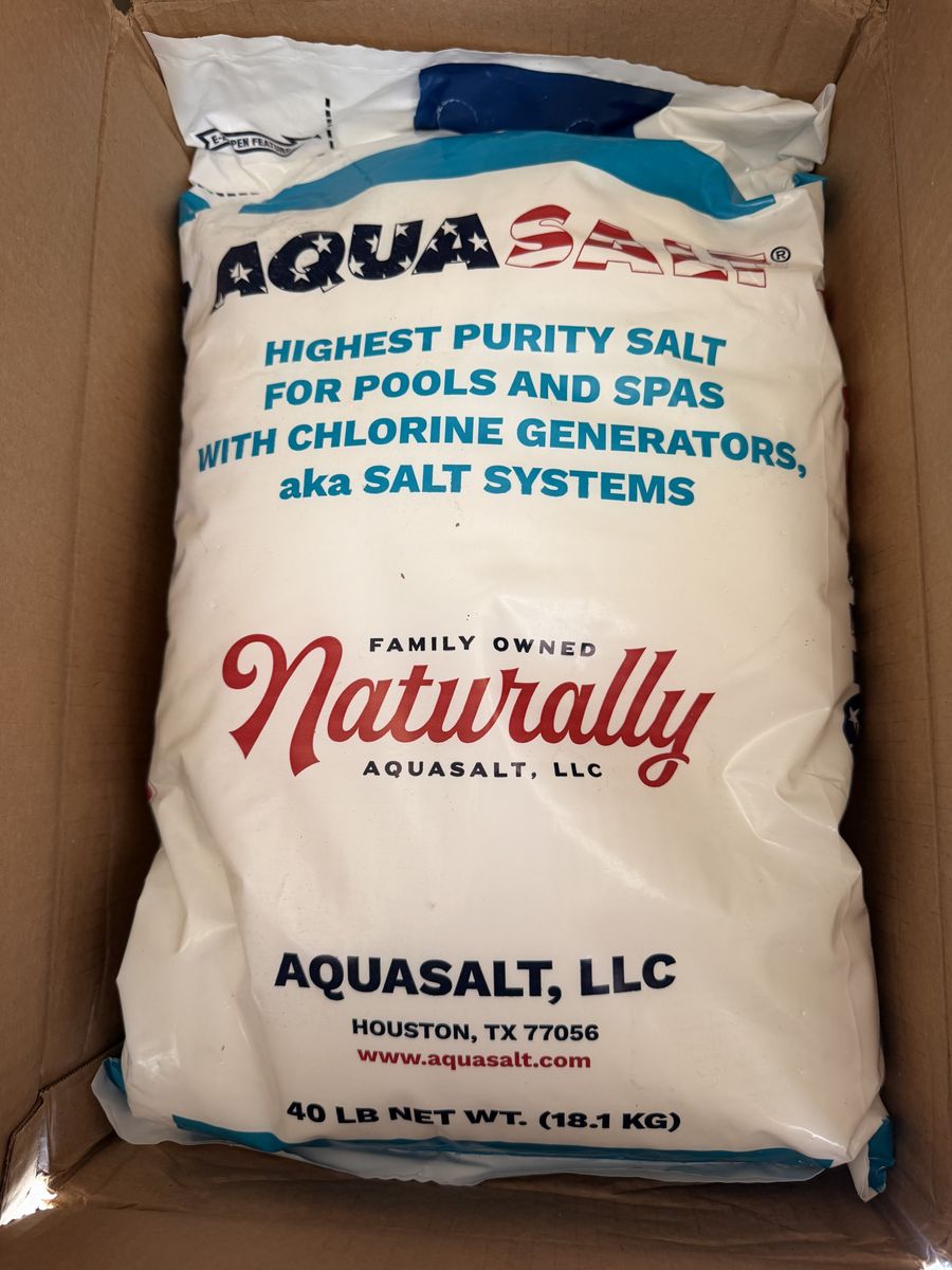 13 Unopened 40lb Bags Pool Salt – Cheap
