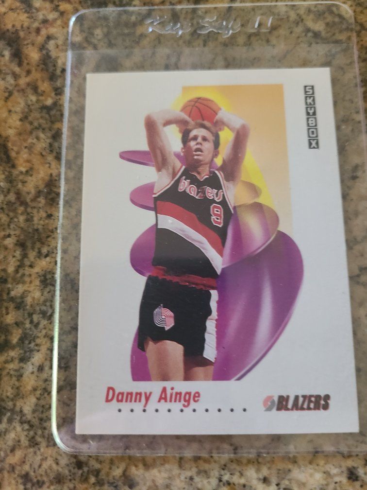 Danny Ainge Skybox 1991 NBA Basketball Card #233 - Portland Trail Blazers
