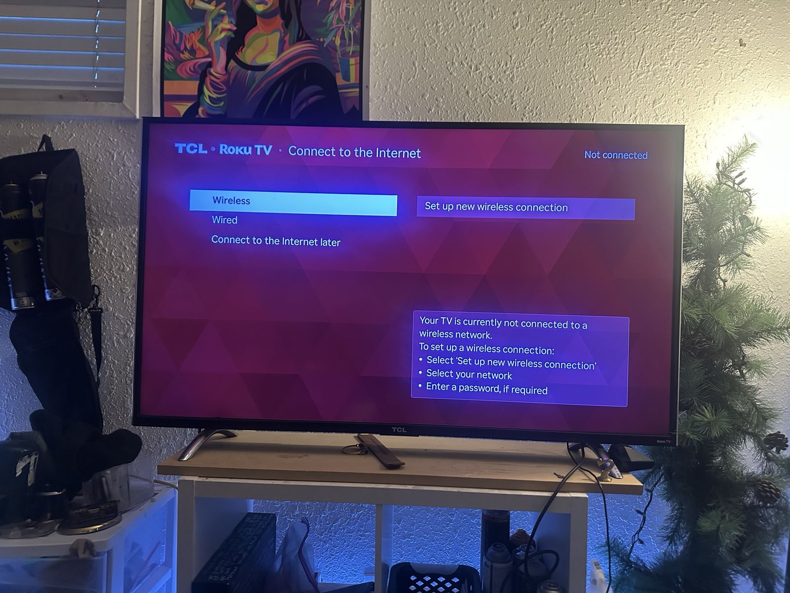 TCL Roku Smart TV (Unknown Size) - Ready for Wireless Connection