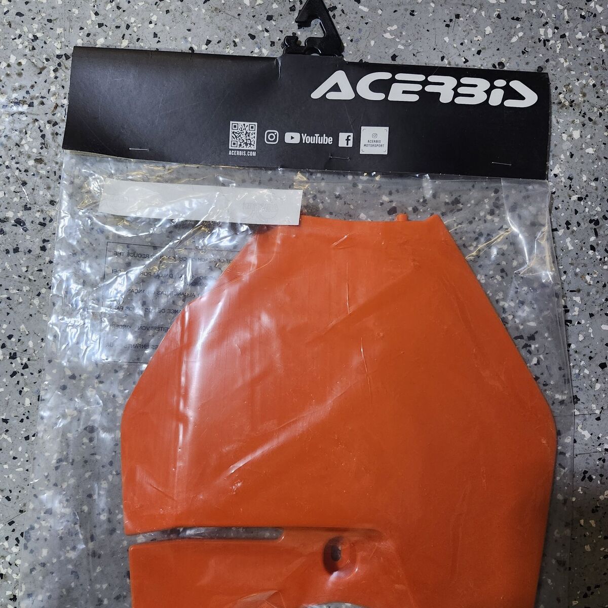 KTM Acerbis front number plate brand new