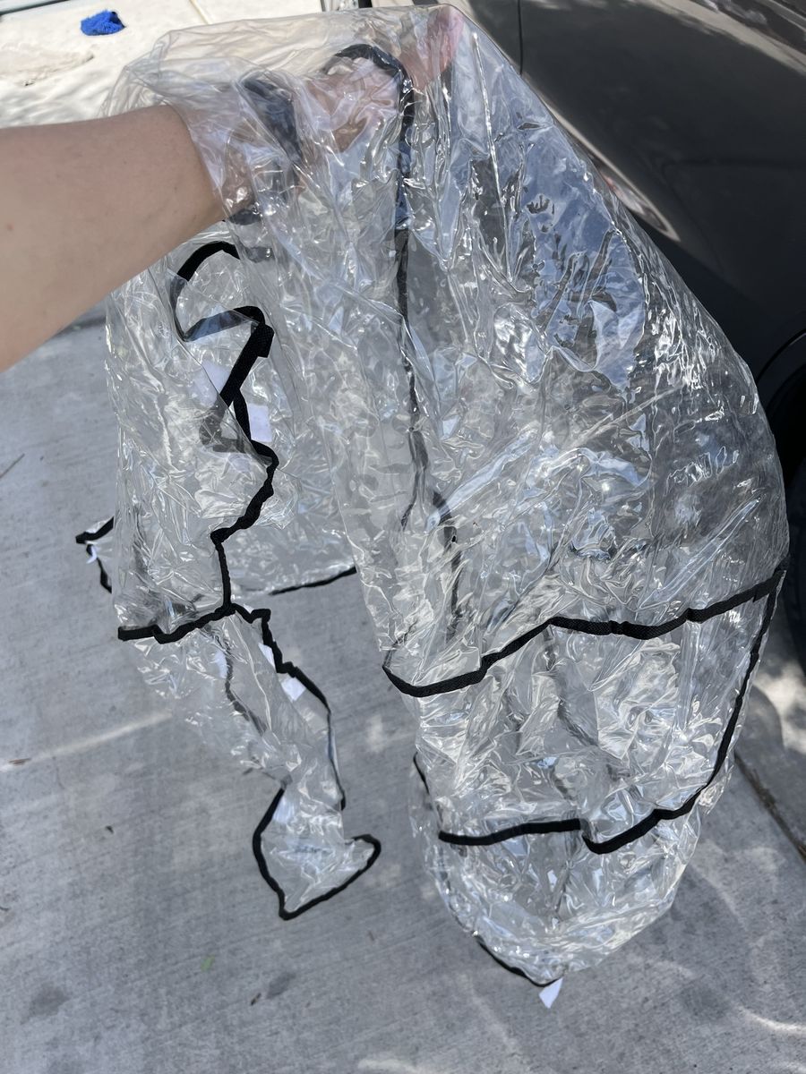 Clear Plastic Stroller Rain Cover, Universal Fit, Weather Protection