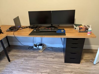 IKEA Desk Setup (SALJAN + ALEX) – Modern Home Office
