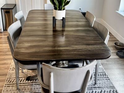 Antique Style Solid Wood Dining Set