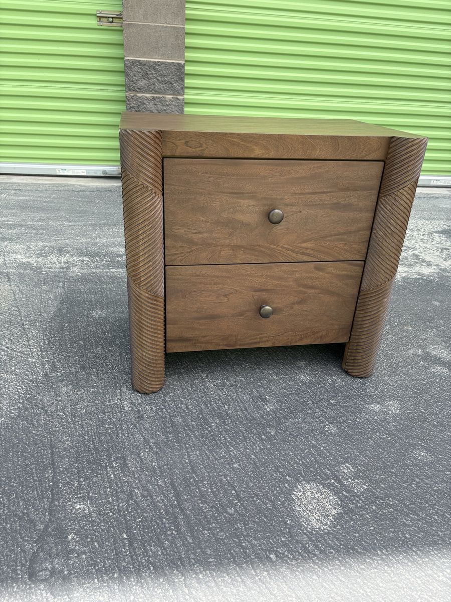 One oversized nightstand