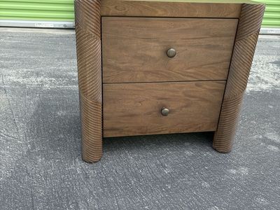 One oversized nightstand