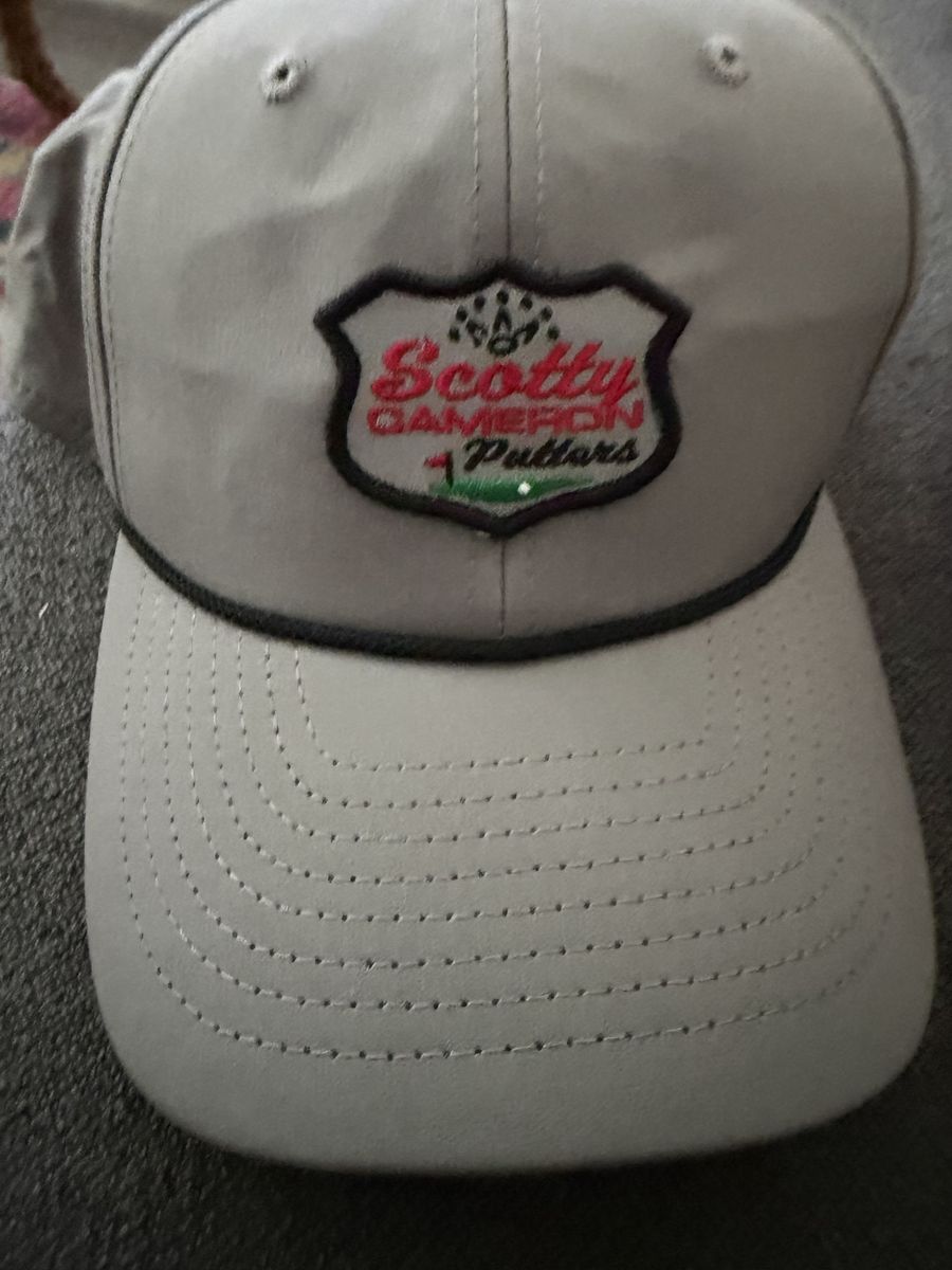 Scotty Cameron Putters Gray Rope Snapback Golf Hat - Adjustable One Size