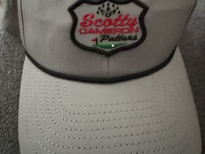 Scotty Cameron Putters Gray Rope Snapback Golf Hat - Adjustable One Size