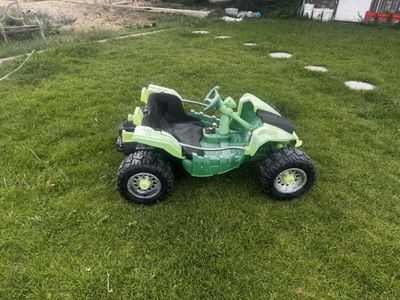 Power Wheels Green Dune Racer 12-Volt Ride-On Toy with Monster Traction