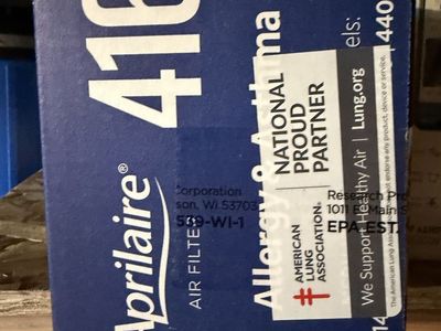 Aprilaire 416 Allergy & Asthma Air Filter - OEM HVAC Furnace Filter