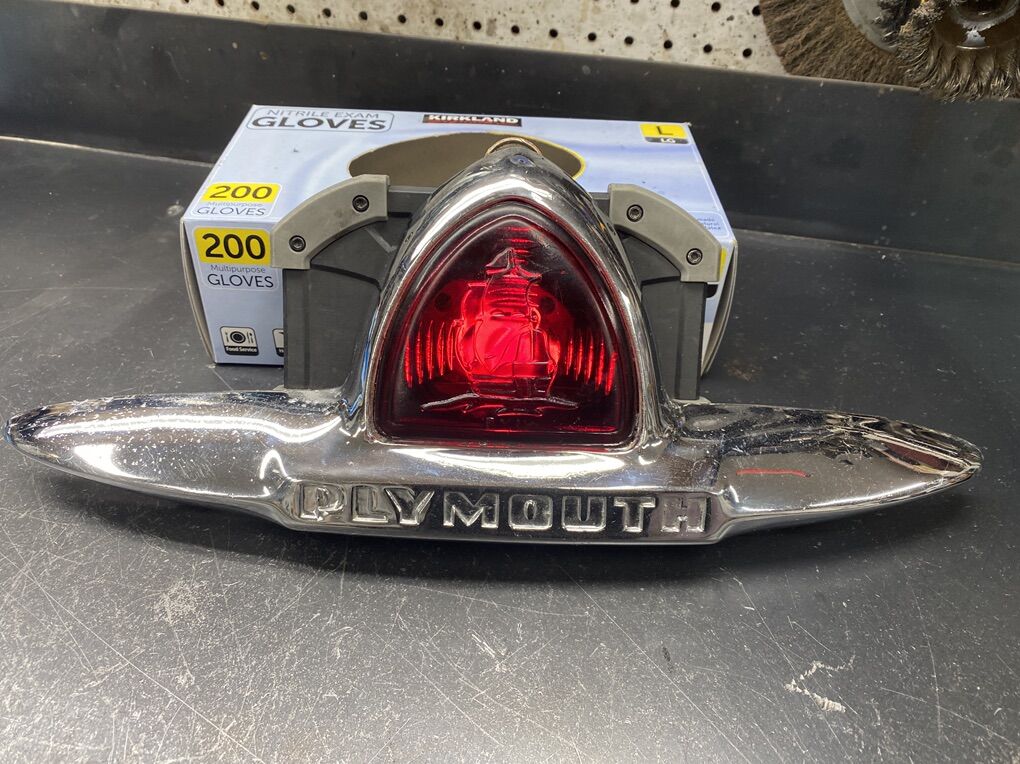 1946-48 Plymouth Sedan Trunk Emblem