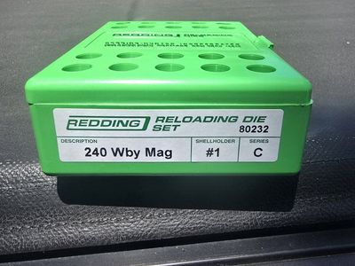 Redding 80232 Reloading Die Set for 240 Wby Mag, Series C Precision Reloading Tool