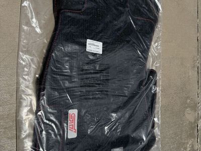 Subaru STI Black Floor Mat 4-Piece Set J501SVA100 - New, Genuine OEM