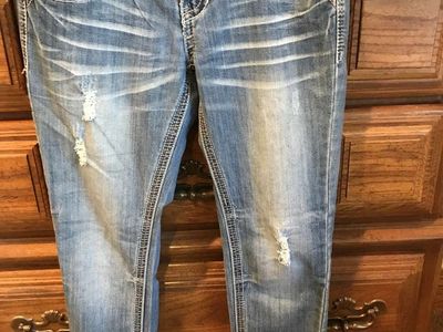 CHOOSE 1 or more - Series 31 Crop Jeans, Size 5, 70% Cotton, 28% Polyester, 2% Spandex or 3 Size S Tops or