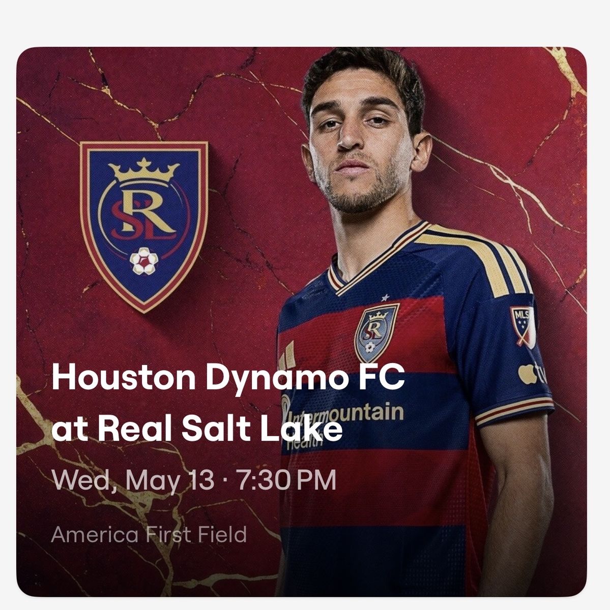 RSL vs Houston Dynamo Tix