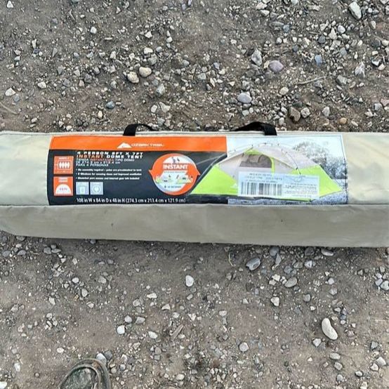Ozark Trail 4-Person Instant Dome Tent - 108"x84"x48" - Easy Setup Camping