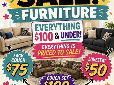 Yard Sale Furniture: Couches, Loveseats & Sets - Everything $100 & Under! Saratoga Springs
