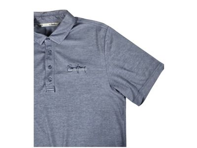 Travis Mathew Light Blue Polo Shirt Mountain Classic Steve Young Golf Men Large