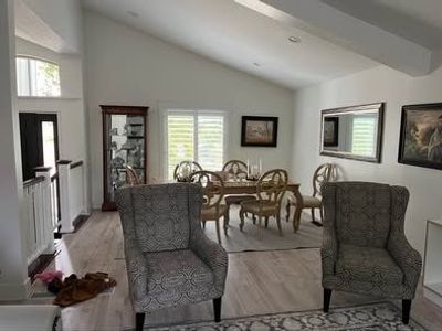 Two wing back chairs