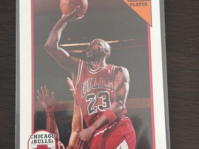 Michael Jordan 1991 NBA Hoops Chicago Bulls #30 Most Valuable Player Guard Basketball Card