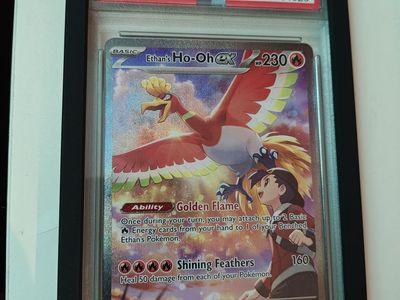 Pokemon Destined Rivals Ethan's Ho-Oh EX SIR PSA 10 Card