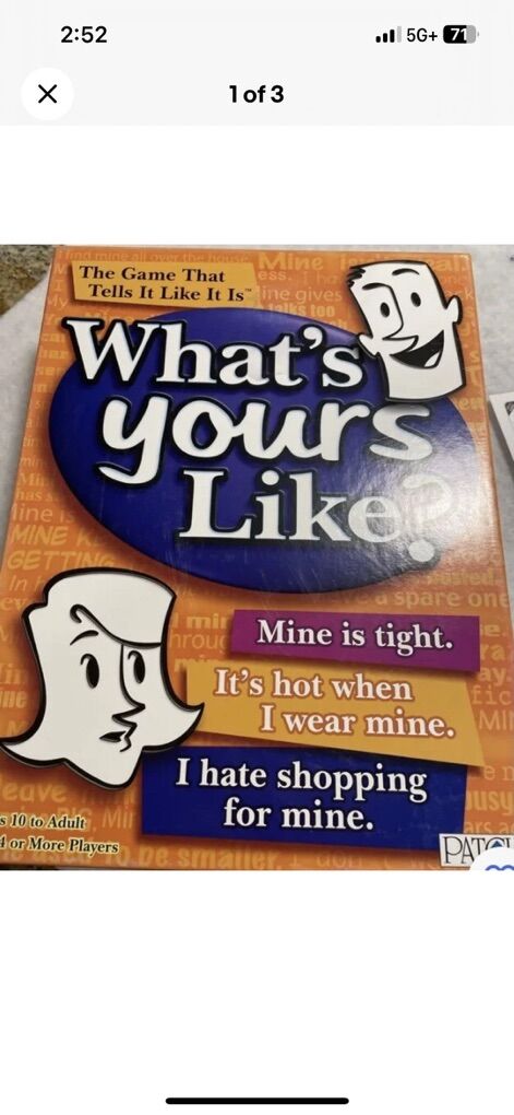 What’s Yours Like Board Game