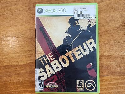 The Saboteur for Xbox 360 - Complete in Box Used Game