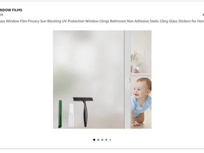 STATINT Frosted Glass Window Film Privacy