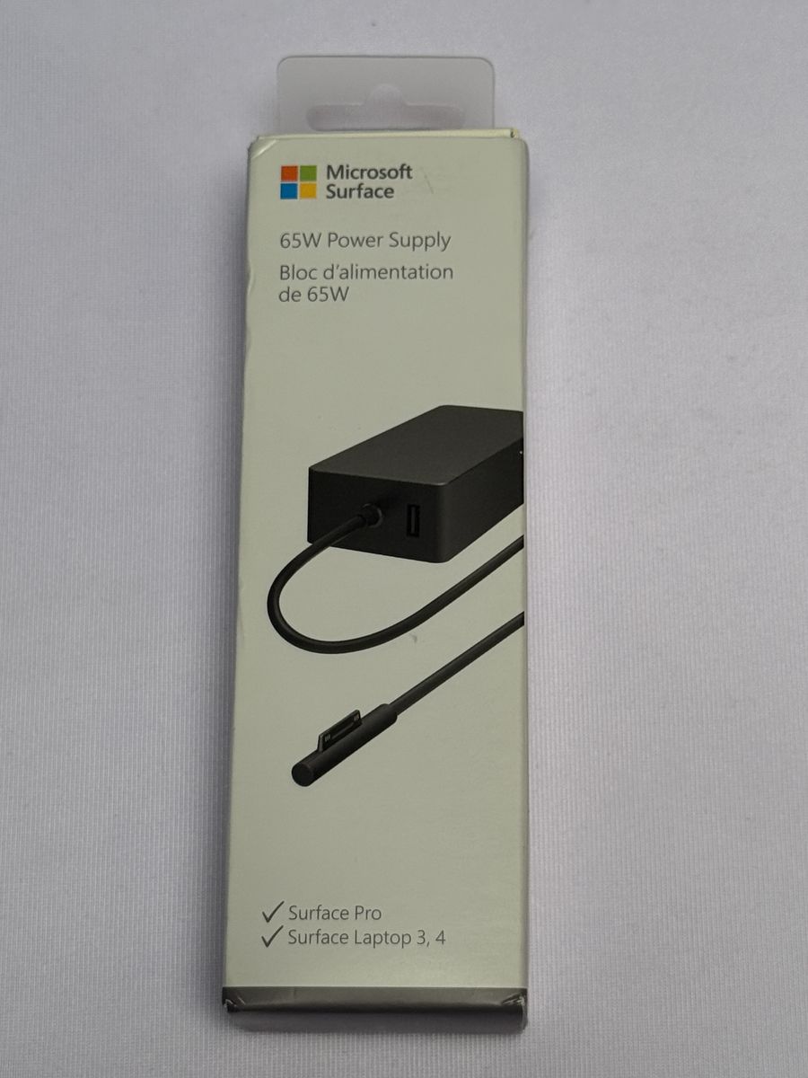 Microsoft Surface 65W Power Supply (Model# 1706) - **Brand New, Sealed Package**